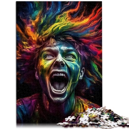 1000-teiliges Puzzle für Erwachsene, Paranoia-Puzzle für Lernspiele, Herausforderungsspielzeug, tolle Geschenke für Weihnachten, 14,96 x 20,47 Zoll von SYUNFEI