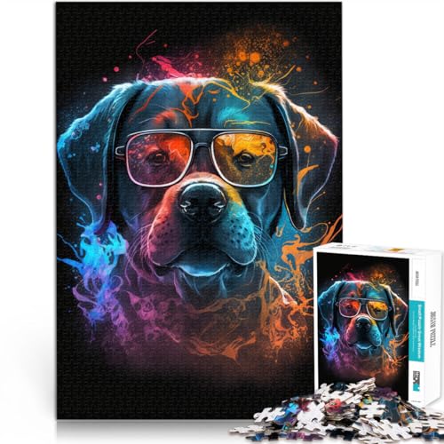 Puzzle für Erwachsene, 1000 Teile, Art Bulls Dogs, Heimdekoration, Puzzlespielzeug, 10,27 x 14,96 Zoll, anspruchsvolles Puzzlespiel und Familienspiel Puzzle für Erwachsene, 1000 Teile, Art Bulls Dogs, Heimdekoration, Puzzlespielzeug, 10,27 x 14,96 Zoll, anspruchsvolles Puzzlespiel und Familienspiel von SYUNFEI