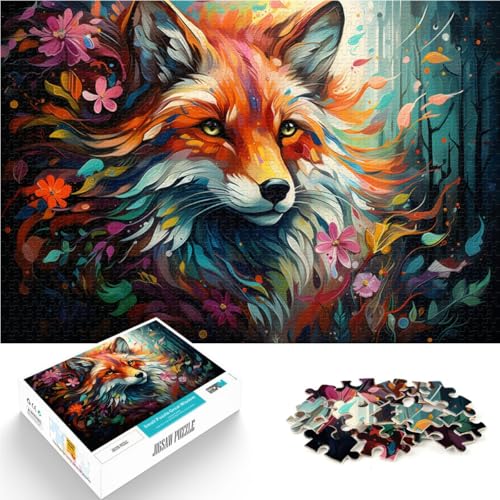 Puzzle für Erwachsene, 1000 Teile, Art Fox, Lernspielzeug, Familienspiele, 38x52cm, für Teenager ab 14 Jahren von SYUNFEI