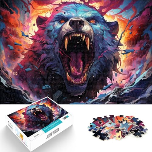 Puzzle für Erwachsene, 1000 Teile, Biomechanischer Bär, schwierig und herausfordernd, Weihnachtswunschliste mit Weihnachtsmann, 50 x 75 cm, Puzzle für Erwachsene, 1000 Teile, Biomechanischer Bär, schwierig und herausfordernd, Weihnachtswunschliste mit Weihnachtsmann, 50 x 75 cm, von SYUNFEI
