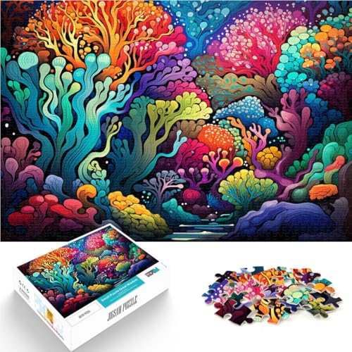 Puzzle für Erwachsene, 1000 Teile, Bunte Unterwasserpflanzen, das Puzzle, Lernspiel für Geburtstag, Weihnachten, 49,7 x 75,9 cm Puzzle für Erwachsene, 1000 Teile, Bunte Unterwasserpflanzen, das Puzzle, Lernspiel für Geburtstag, Weihnachten, 49,7 x 75,9 cm von SYUNFEI