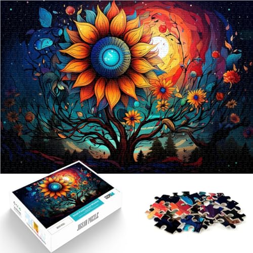 Puzzles für Erwachsene Bunter Sternenhimmel mit Sonnenblumen 1000 Teile Puzzle für Erwachsene 10,27 Zoll x 14,96 Zoll Kartonpuzzles Interessante Puzzles zur Stressreduzierung Puzzles für Erwachsene Bunter Sternenhimmel mit Sonnenblumen 1000 Teile Puzzle für Erwachsene 10,27 Zoll x 14,96 Zoll Kartonpuzzles Interessante Puzzles zur Stressreduzierung von SYUNFEI