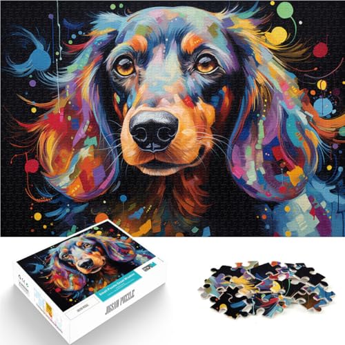 Puzzle für Erwachsene, 1000 Teile, Hunde-Spaß für die ganze Familie, lustige Aktivitäten zu Hause, Geburtstagsgeschenk, Reisegeschenk, 14,96 x 20,47 Zoll von SYUNFEI