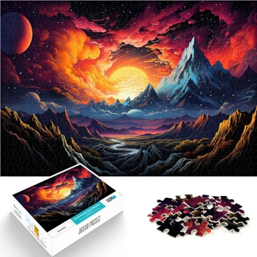 Puzzle für Erwachsene, 1000 Teile, Fantasie-Berglandschaft, Mustermontage, Lernspiel für Geburtstag, Weihnachten,38x52cm Puzzle für Erwachsene, 1000 Teile, Fantasie-Berglandschaft, Mustermontage, Lernspiel für Geburtstag, Weihnachten,38x52cm von SYUNFEI