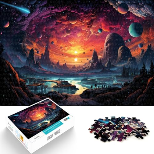 Puzzle für Erwachsene, 2000 Teile, Fantasielandschaft, Lernspielzeug, Familienspiele, tolles, 70 x 100 cm, für 14-Jährige von SYUNFEI