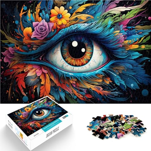 Puzzle für Erwachsene, 2000 Teile, Fantasy-Phönixaugen-Muster, zum Zusammenbauen, Lernspiel für Geburtstag, Weihnachten, 70 x 100 cm, für 14-Jährige von SYUNFEI