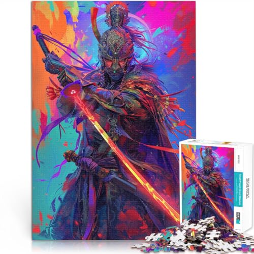 Puzzle für Erwachsene, 1000 Teile, Psychedelischer Krieger, anspruchsvolles Spiel, Lernspiel für Geburtstag, Weihnachten, 26x38cm Puzzle für Erwachsene, 1000 Teile, Psychedelischer Krieger, anspruchsvolles Spiel, Lernspiel für Geburtstag, Weihnachten, 26x38cm von SYUNFEI