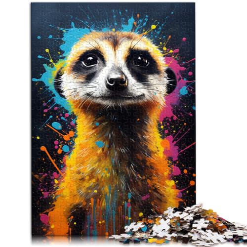 Puzzle für Erwachsene mit 2000 Teilen, Erdmännchen, farbenfrohes Denkspiel, herausfordernd, Aber lustig und humorvoll, 70 x 100 cm, für 14-Jährige von SYUNFEI