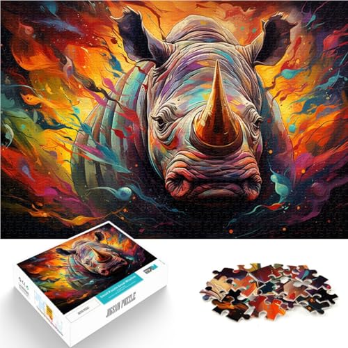 2000-teiliges Puzzle für Erwachsene, Nashorn-Lernspielzeug, 27,56 x 39,37 Zoll, Stressabbau, Urlaub zu Hause, Zeit totschlagen 2000-teiliges Puzzle für Erwachsene, Nashorn-Lernspielzeug, 27,56 x 39,37 Zoll, Stressabbau, Urlaub zu Hause, Zeit totschlagen von SYUNFEI