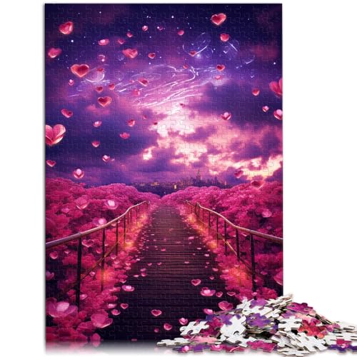 Puzzle für Erwachsene, 1000 Teile, Rose Road to The Sky, anspruchsvolles Spiel, Weihnachtswunschliste mit Weihnachtsmann, 14,96 Zoll x 20,47 Zoll Puzzle für Erwachsene, 1000 Teile, Rose Road to The Sky, anspruchsvolles Spiel, Weihnachtswunschliste mit Weihnachtsmann, 14,96 Zoll x 20,47 Zoll von SYUNFEI
