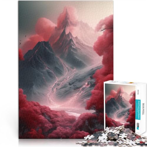 Puzzle für Erwachsene, 1000 Teile, Schöne Berge, Lernspielzeug, Familienspiele, EIN Kunstwerk, 50 x 75 cm, für Teenager ab 14 Jahren von SYUNFEI