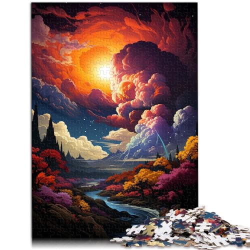 1000-teiliges Puzzle für Erwachsene, wunderschöne Fantasielandschaft, anspruchsvolles Spiel, Geburtstagsgeschenk, Geschenke, 14,96 x 20,47 Zoll 1000-teiliges Puzzle für Erwachsene, wunderschöne Fantasielandschaft, anspruchsvolles Spiel, Geburtstagsgeschenk, Geschenke, 14,96 x 20,47 Zoll von SYUNFEI