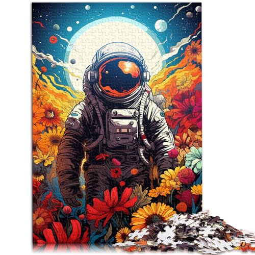 1000-teiliges Puzzle für Erwachsene, Astronaut unter Blumen, Spielzeug, Denkspiel, lustiges Puzzle,50x75cm, für Jugendliche ab 14 Jahren 1000-teiliges Puzzle für Erwachsene, Astronaut unter Blumen, Spielzeug, Denkspiel, lustiges Puzzle,50x75cm, für Jugendliche ab 14 Jahren von SYUNFEI