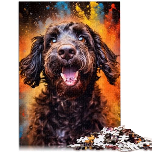 1000-teiliges Cockapoo-Puzzle für Erwachsene. Das Denkspiel ganze Familie.38x52cm, für Teenager ab 14 Jahren. von SYUNFEI
