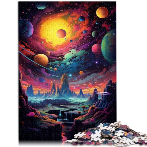 2000-teiliges Puzzle für Erwachsene, Fantasie-Weltraumplanet, Lernspiele für Zuhause, DIY-Spielzeug, tolle Geschenke und Spielzeuge, 27,56 x 39,37 Zoll, für 14-Jährige von SYUNFEI