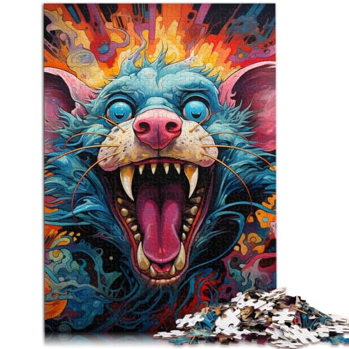 1000-teiliges Puzzle für Erwachsene, Kunst, Tiermaus, Lernspiele für Zuhause, DIY-Spielzeug, tolle Geschenke und Spielzeuge, 50 x 75 cm, für Teenager ab 14 Jahren von SYUNFEI