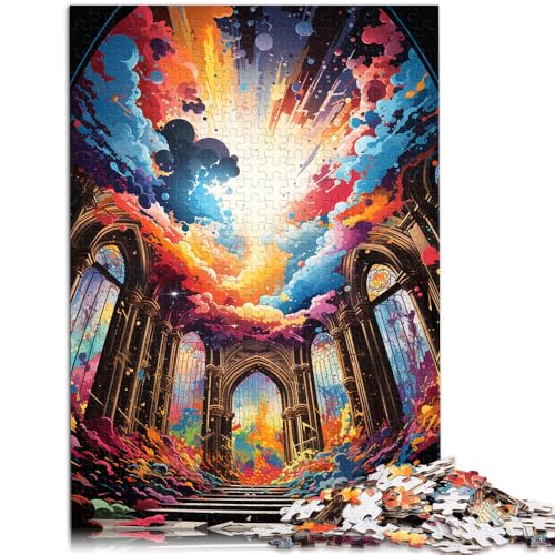 Puzzle für Erwachsene, 1000 Teile, Landschaftsspielzeug, Denkspiel, ganze Familie, 26x38cm, für Teenager ab 14 Jahren von SYUNFEI