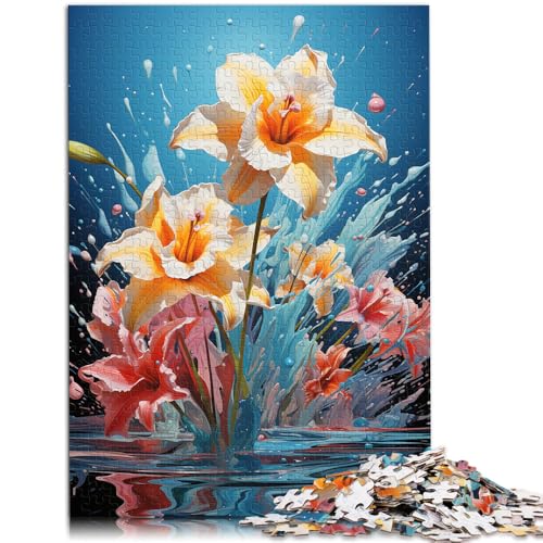 Puzzle für Erwachsene, 1000 Teile, Narzissen, Spielzeug, Denkspiel, Herausforderung für die Gehirnintelligenz, süchtig machendes Spielzeug, 50 x 75 cm, für Teenager ab 14 Jahren von SYUNFEI