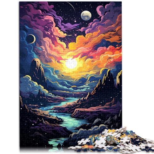 Puzzle für Erwachsene, 1000 Teile, Planetenlandschaft, Lernspiele für Zuhause, DIY-Spielzeug, Eltern-Kind-Interaktion,38x52cm, für Teenager ab 14 Jahren Puzzle für Erwachsene, 1000 Teile, Planetenlandschaft, Lernspiele für Zuhause, DIY-Spielzeug, Eltern-Kind-Interaktion,38x52cm, für Teenager ab 14 Jahren von SYUNFEI