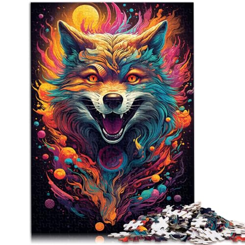 1000-teiliges Puzzle für Erwachsene, Tierwolf, Spielzeug, Denkspiel, Wanddekoration, einzigartiges Geburtstags, 38x52cm von SYUNFEI
