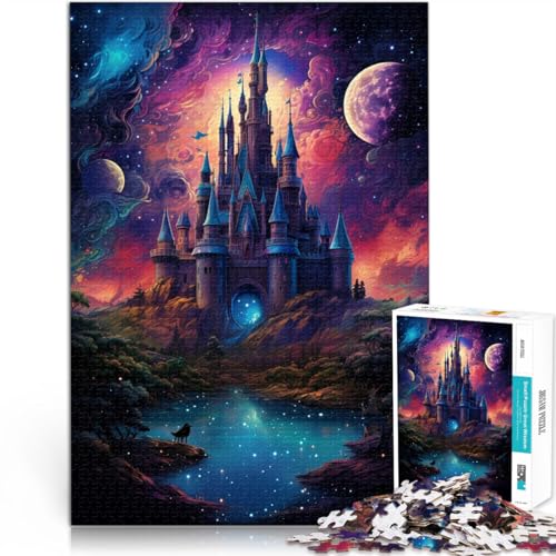 Puzzle für Erwachsene mit 1000 Teilen, bunter Leopard, Kunstspielzeug, Denkspiel, 26 x 38cm, tolles Geschenk für Spiele für Teenager ab 14 Jahren von SYUNFEI