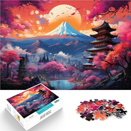 Puzzle für Erwachsene, 2000 Teile, japanische Landschaft, Spielzeug, Denkspiel, einzigartige Geburtstags, 27,56 x 39,37 Zoll, von SYUNFEI