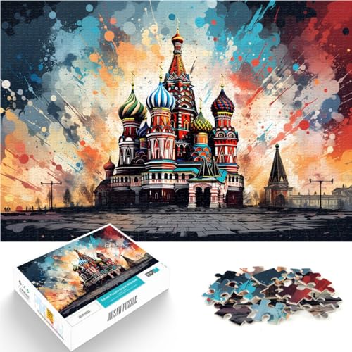 Puzzle für Erwachsene, 1000 Teile, wunderschöne Landschaften der Umgebung, Spielzeug, Denkspiel mit passendem Poster und Quizblatt, 19,7 x 29,5 Zoll von SYUNFEI