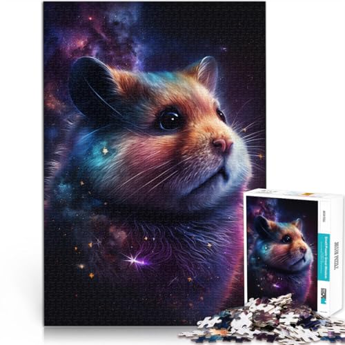 Puzzle für Erwachsene, 1000 Teile, Galaxie-Tier, Hamster, Spielzeug, Lernspiele, Stressabbau, 19,7 x 29,5 Zoll, geeignet für und Jugendliche ab 14 Jahren Puzzle für Erwachsene, 1000 Teile, Galaxie-Tier, Hamster, Spielzeug, Lernspiele, Stressabbau, 19,7 x 29,5 Zoll, geeignet für und Jugendliche ab 14 Jahren von SYUNFEI