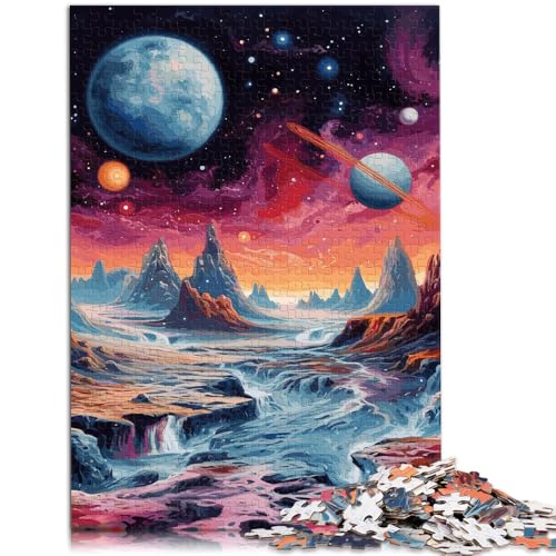 2000-teiliges Puzzle für Erwachsene, Berge und Planeten, Quizspiel, tolles Geschenk für die ganze Familie, 60 x 90 cm, für Teenager ab 14 Jahren von SYUNFEI