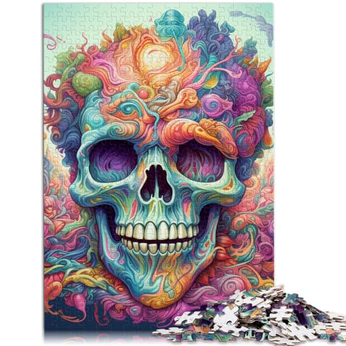 Puzzle für Erwachsene, 1000 Teile, Bunte Totenköpfe, Quizspiel, ganze Familie, 50 x 75 cm, für Teenager ab 14 Jahren Puzzle für Erwachsene, 1000 Teile, Bunte Totenköpfe, Quizspiel, ganze Familie, 50 x 75 cm, für Teenager ab 14 Jahren von SYUNFEI