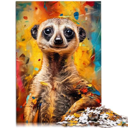 1000-teiliges Puzzle für Erwachsene, Erdmännchen-Quizspiel, Familienspiel, Stressabbau, schwieriges Herausforderungspuzzle, 26x38cm, für Teenager ab 14 Jahren 1000-teiliges Puzzle für Erwachsene, Erdmännchen-Quizspiel, Familienspiel, Stressabbau, schwieriges Herausforderungspuzzle, 26x38cm, für Teenager ab 14 Jahren von SYUNFEI