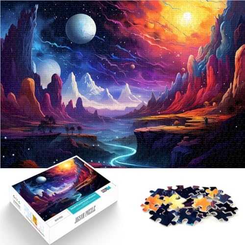 Puzzle für Erwachsene, 1000 Teile, farbenfrohe Fantasielandschaft, Quizspiel, Geburtstagsgeschenk, Geschenke, Wandkunst, 50 x 75 cm, für Teenager ab 14 Jahren Puzzle für Erwachsene, 1000 Teile, farbenfrohe Fantasielandschaft, Quizspiel, Geburtstagsgeschenk, Geschenke, Wandkunst, 50 x 75 cm, für Teenager ab 14 Jahren von SYUNFEI