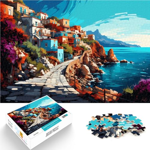 Puzzle für Erwachsene mit 2000 Teilen, Insel Kreta, Griechenland, Quizspiel, einzigartige Geburtstags, 70x100 cm, für Teenager ab 14 Jahren Puzzle für Erwachsene mit 2000 Teilen, Insel Kreta, Griechenland, Quizspiel, einzigartige Geburtstags, 70x100 cm, für Teenager ab 14 Jahren von SYUNFEI