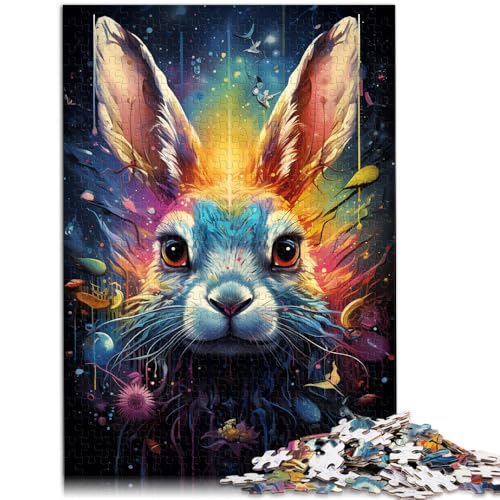 1000-teiliges Puzzle für Erwachsene, Kaninchen-Lernpuzzle, Stressabbau,38x52cm, für Jugendliche ab 14 Jahren von SYUNFEI