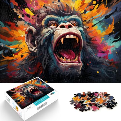 Puzzle für Erwachsene, 1000 Teile, Orang-Utan-Lernspielzeug, ganze Familie, 26x38cm, für 14-Jährige Puzzle für Erwachsene, 1000 Teile, Orang-Utan-Lernspielzeug, ganze Familie, 26x38cm, für 14-Jährige von SYUNFEI
