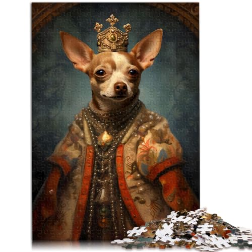 Puzzle für Erwachsene, 1000 Teile, „Pampered Puppy“, anspruchsvolles Spiel, Geschenke, ganze Familie, 14,96 x 20,47 Zoll von SYUNFEI