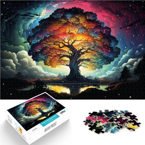 Puzzle für Erwachsene, 1000 Teile, bunter Planetenbaum, Lernspielzeug, Lernspiel für Geburtstag, Weihnachten,38x52cm Puzzle für Erwachsene, 1000 Teile, bunter Planetenbaum, Lernspielzeug, Lernspiel für Geburtstag, Weihnachten,38x52cm von SYUNFEI