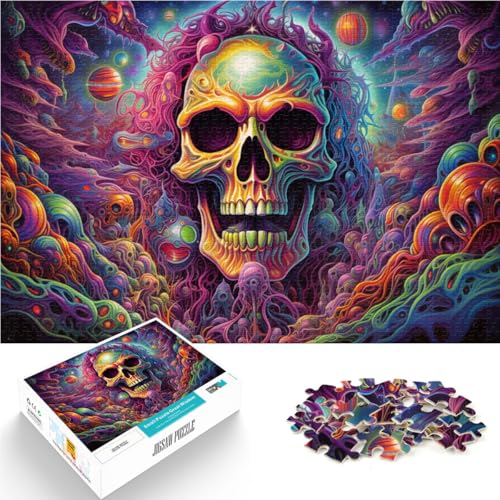 2000-teiliges Puzzle für Erwachsene, Skelettwelt, anspruchsvolles Spiel, Geschenke, Lernspiel zum Geburtstag, Weihnachten, 27,56 x 39,37 Zoll von SYUNFEI