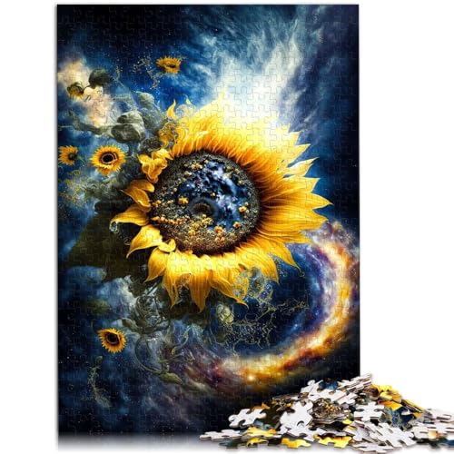 2000-teiliges Puzzle Erwachsene, Puzzle „Universum-Sonnenblume“, Quizspiel, Herausforderung der Gehirnintelligenz, süchtig machendes Spielzeug, 27,56 x 39,37 Zoll, 14-Jährige von SYUNFEI