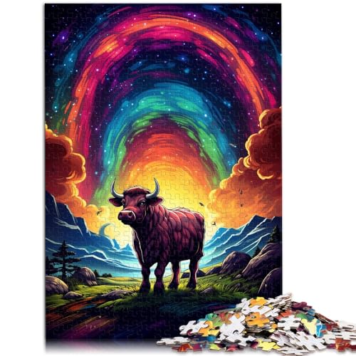 1000-teiliges Puzzle für Erwachsene, Symphony Cow, Lernspielzeug, Wanddekoration, einzigartige Geburtstags, 50 x 75 cm 1000-teiliges Puzzle für Erwachsene, Symphony Cow, Lernspielzeug, Wanddekoration, einzigartige Geburtstags, 50 x 75 cm von SYUNFEI