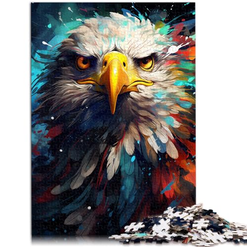 Puzzle für Erwachsene, 1000 Teile, Tieradler, Quizspiel, jedes Teil ist einzigartig – anspruchsvolles Familienspiel, 50 x 75 cm, für Teenager ab 14 Jahren von SYUNFEI