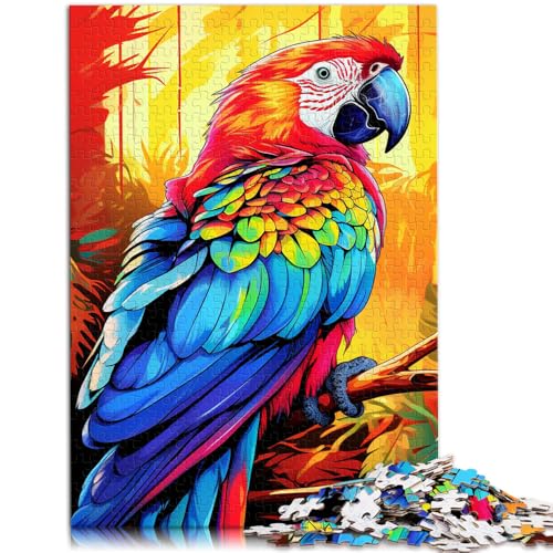 Puzzle für Erwachsene, 1000 Teile, Tiere, Vögel, Papageien, Quizspiel, einzigartige Geburtstags, 50 x 75 cm, für Teenager ab 14 Jahren von SYUNFEI