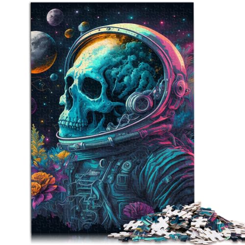 1000-teiliges Puzzle für Erwachsene. Das Totenkopf-Astronauten-Quizspiel ganze Familie.38x52cm für Teenager ab 14 Jahren. von SYUNFEI