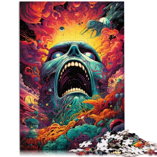 Puzzle für Erwachsene, 1000 Teile, Totenkopf-Quizspiel. Helfen Sie dem Gehirn, süchtig machendes Spielzeug zu trainieren und Geduld zu entwickeln. 10,27 Zoll x 14,96 Zoll von SYUNFEI