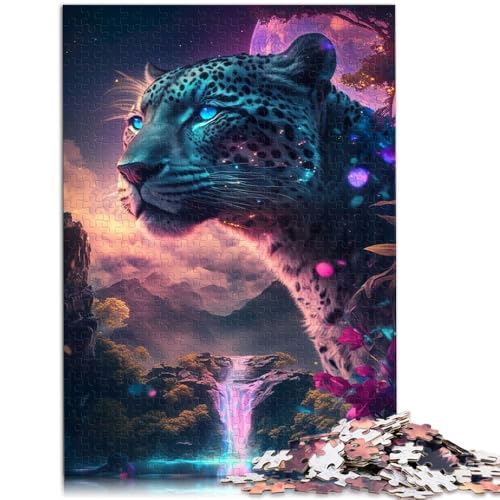 Puzzle für Erwachsene, 1000 Teile, Wasserfall-Jaguar-Quizspiel, Herausforderung für die Gehirnintelligenz, süchtig machendes Spielzeug, 50 x 75 cm, für Teenager ab 14 Jahren Puzzle für Erwachsene, 1000 Teile, Wasserfall-Jaguar-Quizspiel, Herausforderung für die Gehirnintelligenz, süchtig machendes Spielzeug, 50 x 75 cm, für Teenager ab 14 Jahren von SYUNFEI