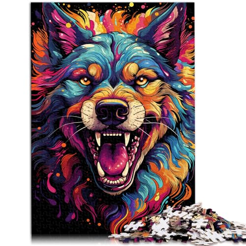 2000-teiliges Puzzle für Erwachsene, farbenfroher exotischer Hund, Quizspiel, Stressabbau, schwierige Herausforderung, 70 x 100 cm, geeignet für Jugendliche ab 14 Jahren 2000-teiliges Puzzle für Erwachsene, farbenfroher exotischer Hund, Quizspiel, Stressabbau, schwierige Herausforderung, 70 x 100 cm, geeignet für Jugendliche ab 14 Jahren von SYUNFEI