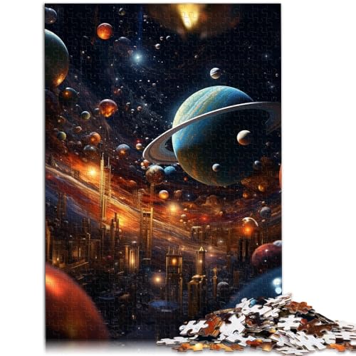 Puzzle für Erwachsene, 2000 Teile, Universum, Spiele, Spielzeug, Geschenk, Herausforderung für die Gehirnintelligenz, süchtig machendes Spielzeug, 27,56 x 39,37 Zoll, von SYUNFEI