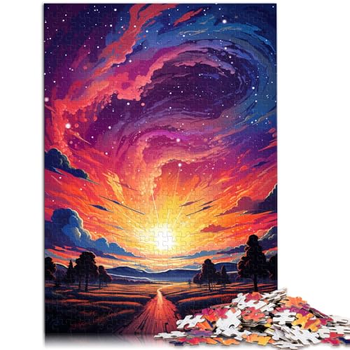 Puzzle für Erwachsene, 2000 Teile, magischer bunter Himmel, Quizspiel, einzigartige Geburtstags, 27,56 x 39,37 Zoll, von SYUNFEI