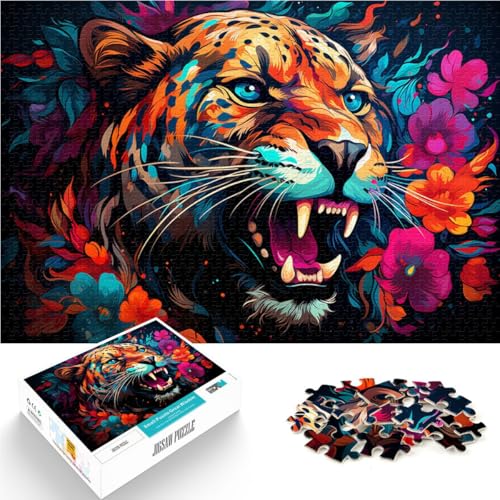 Puzzle für Erwachsene, 1000 Teile, mutierter Leopard, Quizspiel, ganze Familie,38x52cm, für 14-Jährige Puzzle für Erwachsene, 1000 Teile, mutierter Leopard, Quizspiel, ganze Familie,38x52cm, für 14-Jährige von SYUNFEI