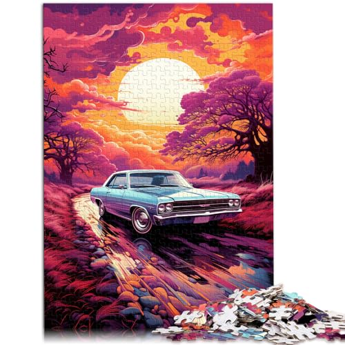 Puzzle für Erwachsene, 2000 Teile, rosafarbene Oldtimer, Quizspiel, Herausforderung für die Gehirnintelligenz, süchtig machendes Spielzeug, 27,56 x 39,37 Zoll, Puzzle für Erwachsene, 2000 Teile, rosafarbene Oldtimer, Quizspiel, Herausforderung für die Gehirnintelligenz, süchtig machendes Spielzeug, 27,56 x 39,37 Zoll, von SYUNFEI